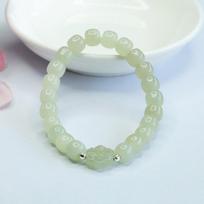 2026 Ximang Hetian Jade Old-styled Bead Bracelet Water Petal Female Factory  Generation S3053112 Multi approx. 7mm