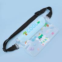 Portable Water-Sprinkling Festival Waist Bag Cartoon Phone Case Adjustable Shoulder Bag  Summer
