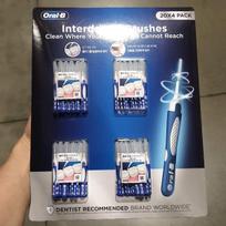 Oral-B tarpdančių šepetėliai Kūginiai Clean 20 vnt. x 4 pakuotės Iš viso 80 šepetėlių