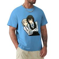 Funny Man Dazai Osamu And Atsushi Nakajima Graphic For Fans T-Shirt aesthetic clothes mens t shirts S