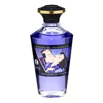 Shunga Exotic Fruits, 100 ml afrodiziakinis šildantis aliejus