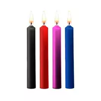 Ouch! Teasing Wax Candles, 4 vnt. žvakių rinkinys