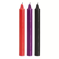ToyJoy Japanese Drip Candles, 3 vnt. žvakių rinkinys