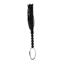 Extreme Short Flogger with Beaded Handle botagas