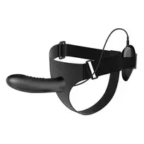 Pretty Love Myron vibruojantis tuščiaviduris strap-on dildo