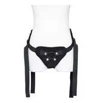 Latetobed Lace Edge Strap-on with Silicone Ring strap-on diržas