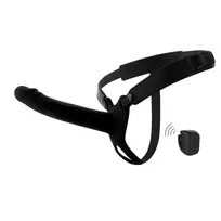 Hidden Desire Inferno 20 cm vibruojantis strap-on dildo