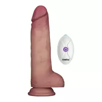 Lovetoy Sliding Skin Pro II 8,5 Inch vibruojantis falo imitatorius