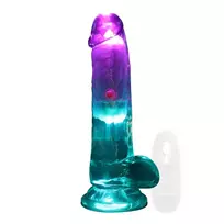 RealRock LED Vibrating Cock 6 vibruojantis falo imitatorius