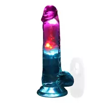 RealRock LED Vibrating Cock 7 vibruojantis falo imitatorius