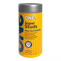 One Super Studs, 12 vnt. stimuliuojantys prezervatyvai
