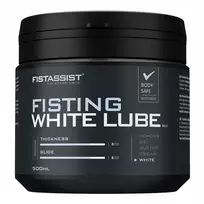 Cobeco Pharma Fistassist Fisting White Lube, 500 ml analinis vandens pagrindo lubrikantas