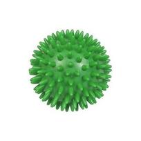 YATE masažinis ežio kamuoliukas su spygliukais, 7,8 cm, žalias