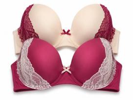 Liemenėlės komplektas, moterims, „Bodyflirt“, rožinės ir smėlio spalvos