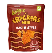 Krekeriai CRACKERS MINI kumpio skonio, 100 g
