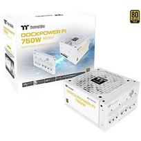 Thermaltake Dockpower FI 750W Snow (white, 1x 12-pin high power GPU, 4x PCIe, cable management, 750 watts) PS-DCP-0750FNFAGE-S