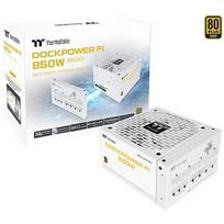 Thermaltake Dockpower FI 850W Snow (white, 1x 12-pin high power GPU, 4x PCIe, cable management, 850 watts) PS-DCP-0850FNFAGE-S