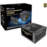 Thermaltake Dockpower FI 1200W (black, 1x 12-pin high power GPU, 5x PCIe, cable management, 1200 watts) PS-DCP-1200FNFAGE-2