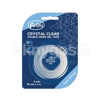 Dvipusė gelinė lipni juosta FOROFIS, 2 mm storio, 18 mm x 1 m