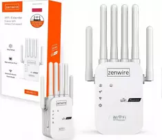 „Access Point Zenwire“ galingas „Wi-Fi“ tinklo signalo stiprintuvas, 5G „Wi-Fi“ kartotuvas, išorinis signalo plėtiklis WD-R611U, 300Mb/s