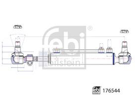 FEBI BILSTEIN Darbinis cilindras, vairo stiprintuvas ProKit 176544