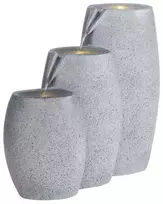 Sodo fontana LED ARKLE pilka