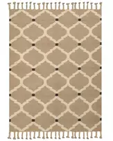 Kilimas ORENCIK smėlio spalvos 160 x 230 cm džiutas