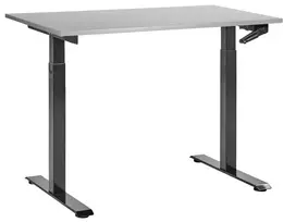 Reguliuojamo aukščio stalas DESTINES Pilka/ juoda 120 cm 72 cm