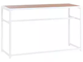 Sodo baro stalas AVETRANA 150 cm 50 cm rusvas / baltas