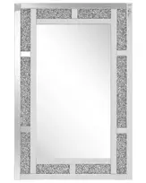 Sieninis veidrodis AVRILLE 60 cm 90 cm sidabrinės spalvos