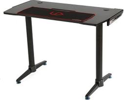 Kompiuterinių žaidimų stalas Ultradesk Enter V2, 113 cm x 61 cm, 76 cm, juoda sp.