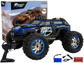 Rc automobilis Lean Toys Max Angry Beast, 1:18, mėlyna sp./juoda sp.