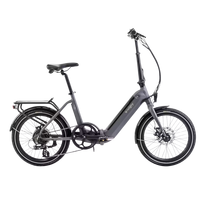 Sulankstomas elektrinis dviratis ROMET E-Wigry 1.0, tamsiai pilkas