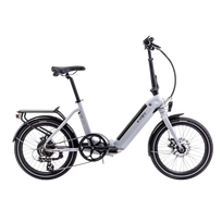 Sulankstomas elektrinis dviratis ROMET E-Wigry 1.0, sidabrinis