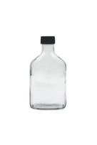 Butelis Hermia 335RTN1146, 0.2 l, skaidri sp./juoda sp., 5 vnt.