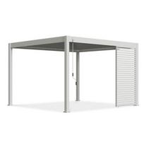 Horizontalios žaliuzės pavėsinėms Pergola ELEGANCE/DELUXE/FUSION 1.3 m, White (123.5 cm)