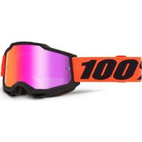 Motokroso akiniai 100% Accuri 2 Mirror - Ferran černá, zrcadlové plexi