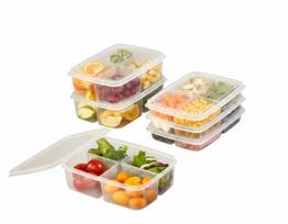 Maisto dėžučių rinkinys Hermia Bayev 200BYR1108, 0.4 - 1 l, skaidri sp., 12 vnt.
