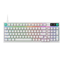 Logitech G316 X 98, Tactile, SWE, balta - Klaviatūra