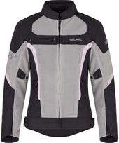 Moteriška vasarinė motociklininko striukė W-TEC Mirelia - Black and grey