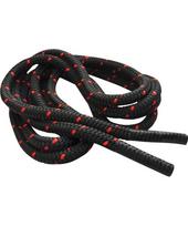 Jėgos virvė inSPORTline WaveRope 35 mm – 12 m - Juoda/raudona