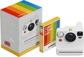 Polaroid Now with Gen 3 instant camera and color film, 8 photos, White (131030)