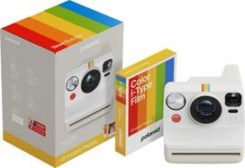 Polaroid Now Gen 3 instant camera and color film, 8 pictures, Pebble White (131024)