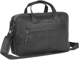 The Chesterfield Brand Ryan Laptop Case for 17-inch Laptop, Black (C40.101500)