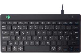 R-Go Compact Break Ergonomic Keyboard, Black (RGOCONDWDBL)