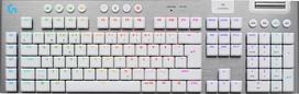 LOGITECH G915 X LIGHTSPEED low-profile gaming keyboard with tactile switches, white (920-012688)