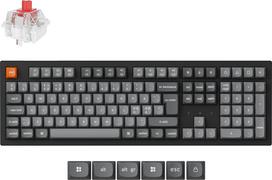 Keychron K10 MAX QMK mechanical keyboard, Super Red switches (K10M-H1-BO)