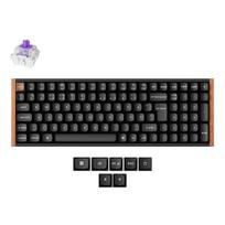 Keychron Keychron K4 HE SE wireless keyboard, Purple Magnetic switches, black (K4H-F1-BO)