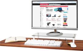 ErgoWork ClassyGlass glass monitor stand