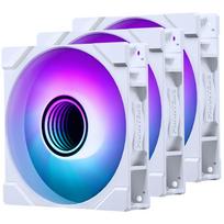Phanteks M25 Gen2 120 mm PWM DRGB fan, white, 3-pack (PH-F120M25_G2_DWT01_3P)